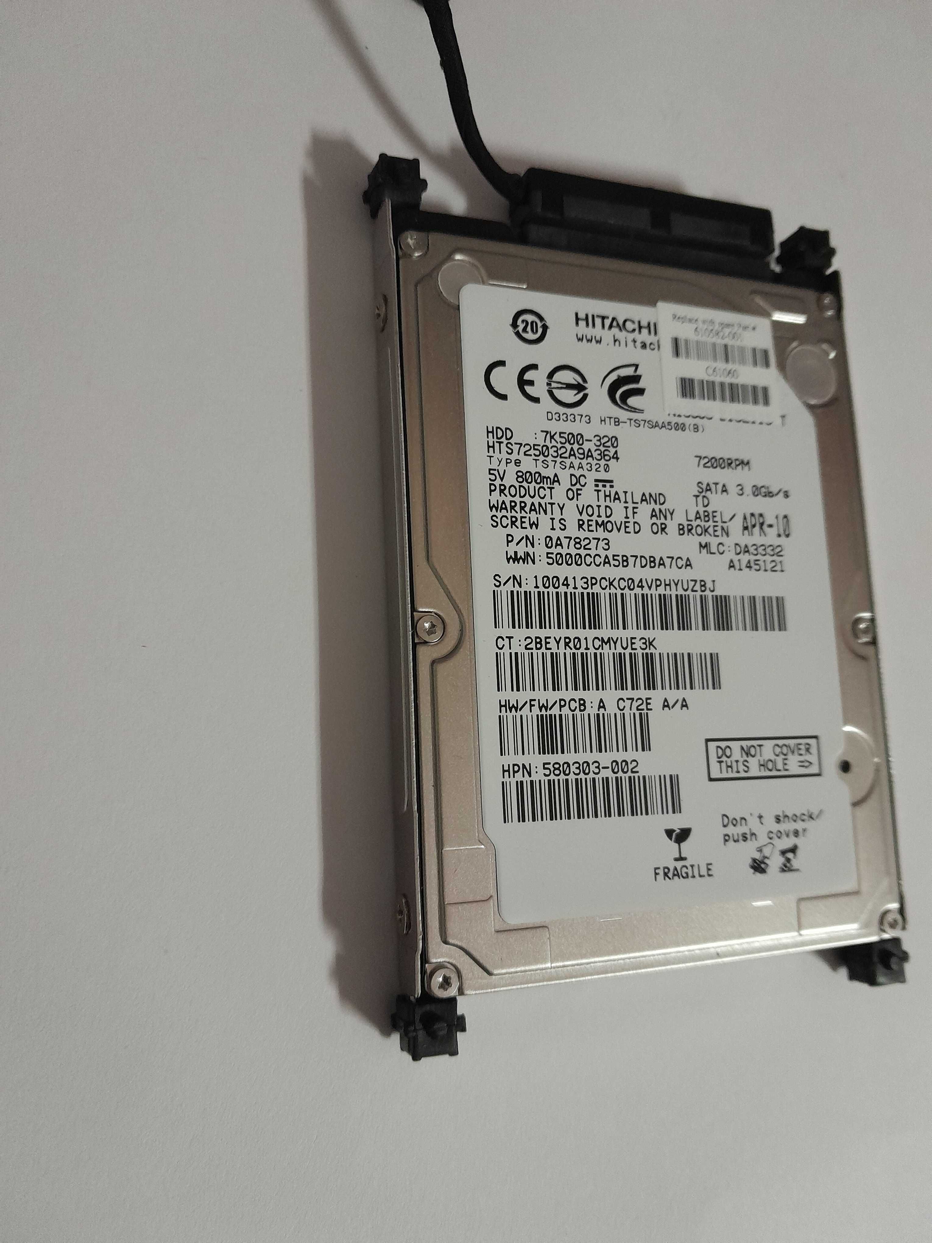 Disco Rígido 2.5'' HDD 320Gb