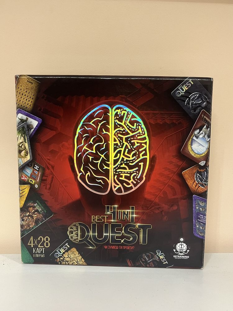 Карткова квест-гра "Best Quest" 4 в 1