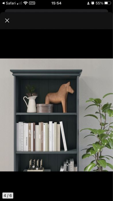 Regal Ikea Lommarp zielony, butelkowozielony