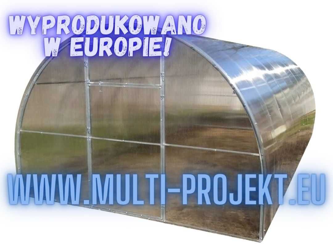 Szklarnia ogrodowa 3x4m, Wyprodukowano w EU! PC 4mm, profil 20x20mm