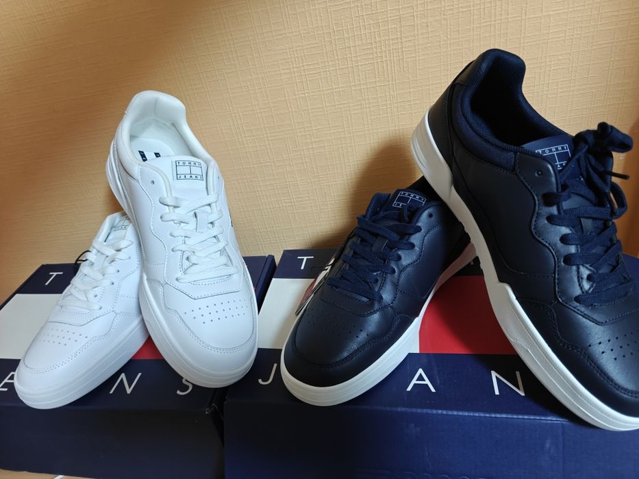 Tommy Hilfiger шкіряні cupsole leather ess 45