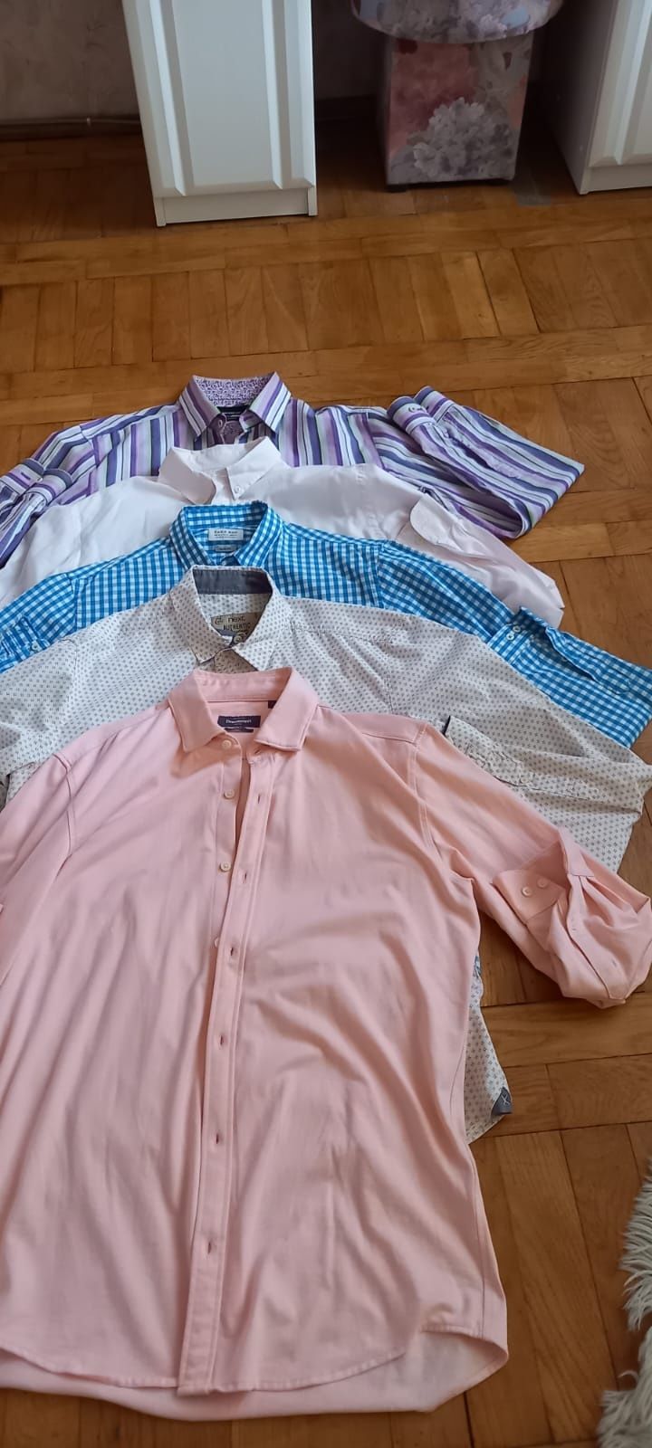 Zestaw eleganckich koszul męskich L