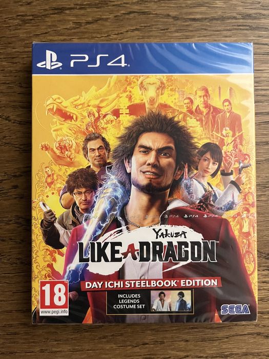 Yakuza Like a Dragon PS4 Steelbook Edition Selado