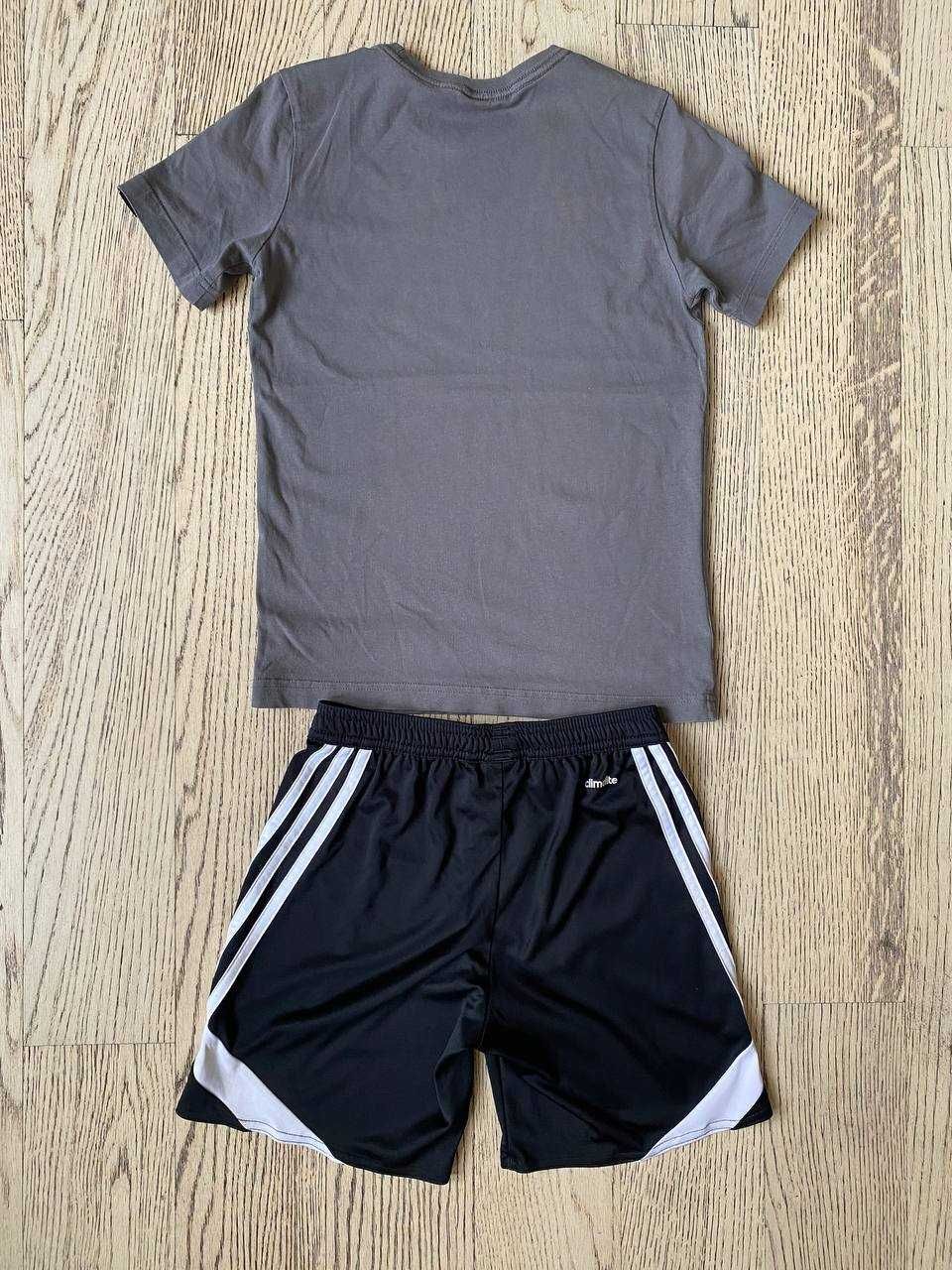 костюм Adidas  шорти+футболка оригінал, на зріст 134-140 см
