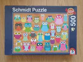 Puzzle 500 schmidt sowy