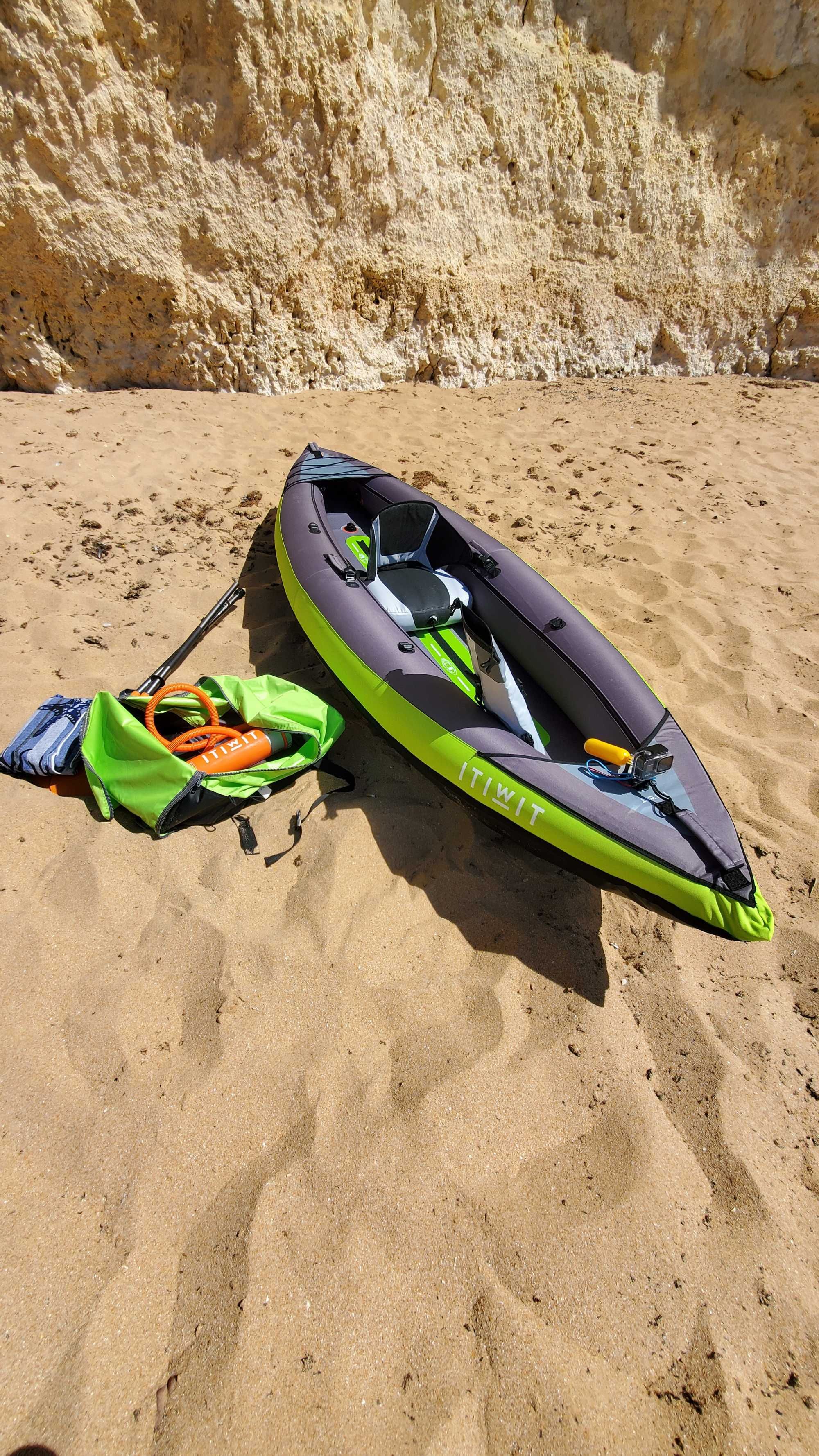 Kayak insuflável Itiwit (Decathlon) + Bomba