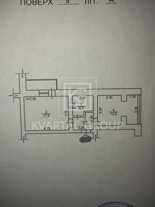 БЕЗ КОМІСІЇ! світла Однокімнатна квартира з ремонтом. ПОКРОВСЬКИЙ парк