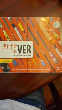 Livro escolar de 5.° e 6.° ano de educação visual - "Arte de Ver"