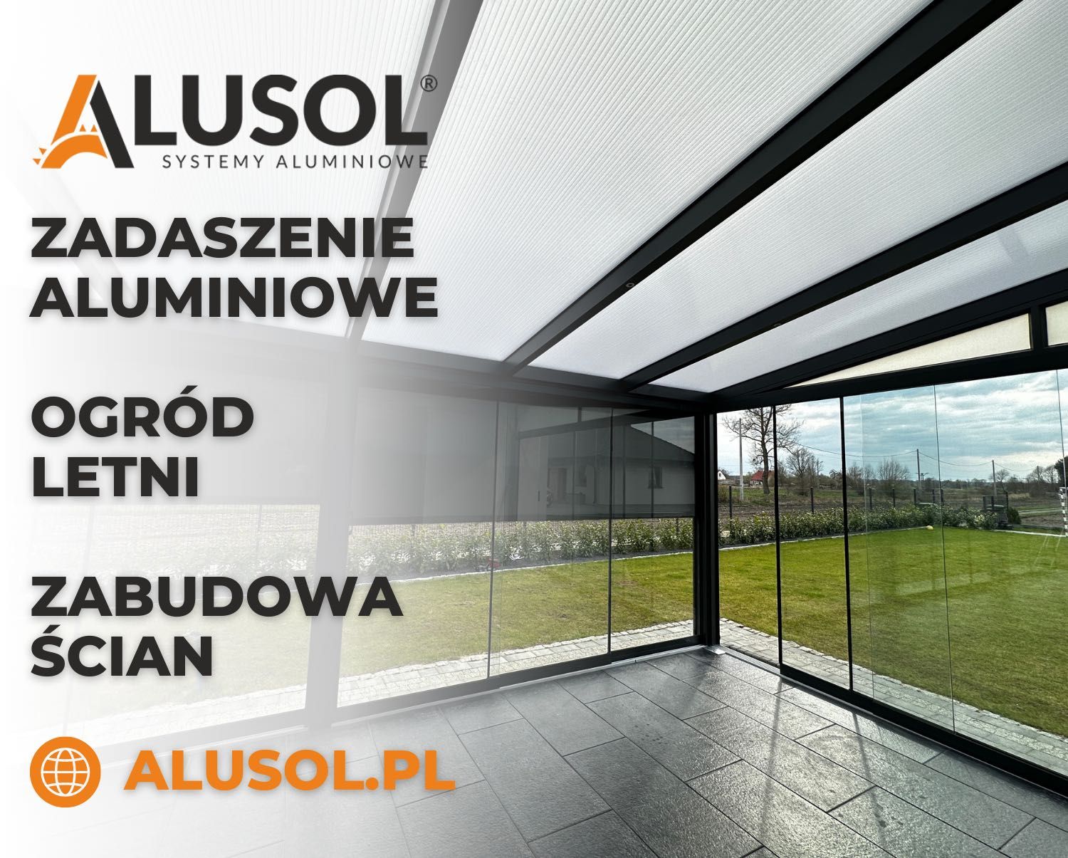 OGRÓD ZIMOWY Zadaszenie Tarasu Aluminium Na Wymiar Wysoka Jakość - HIT