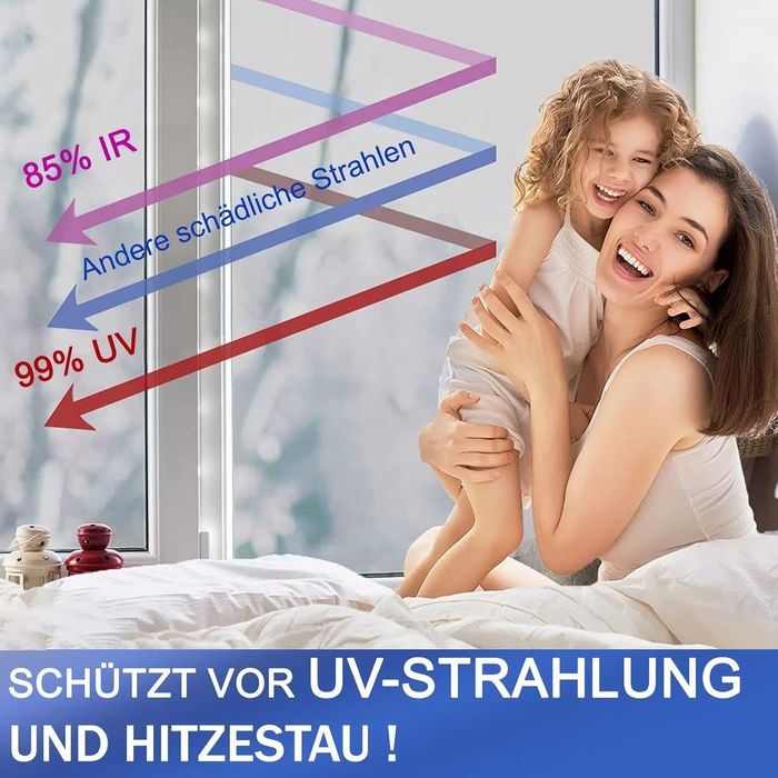 Nowa folia okienna / lustro / ochrona UV / tapeta / 75x200cm / A2197!