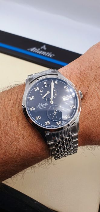 Atlantic Worldmaster Regulator Automatic na bransolecie - 42 mm  Swiss