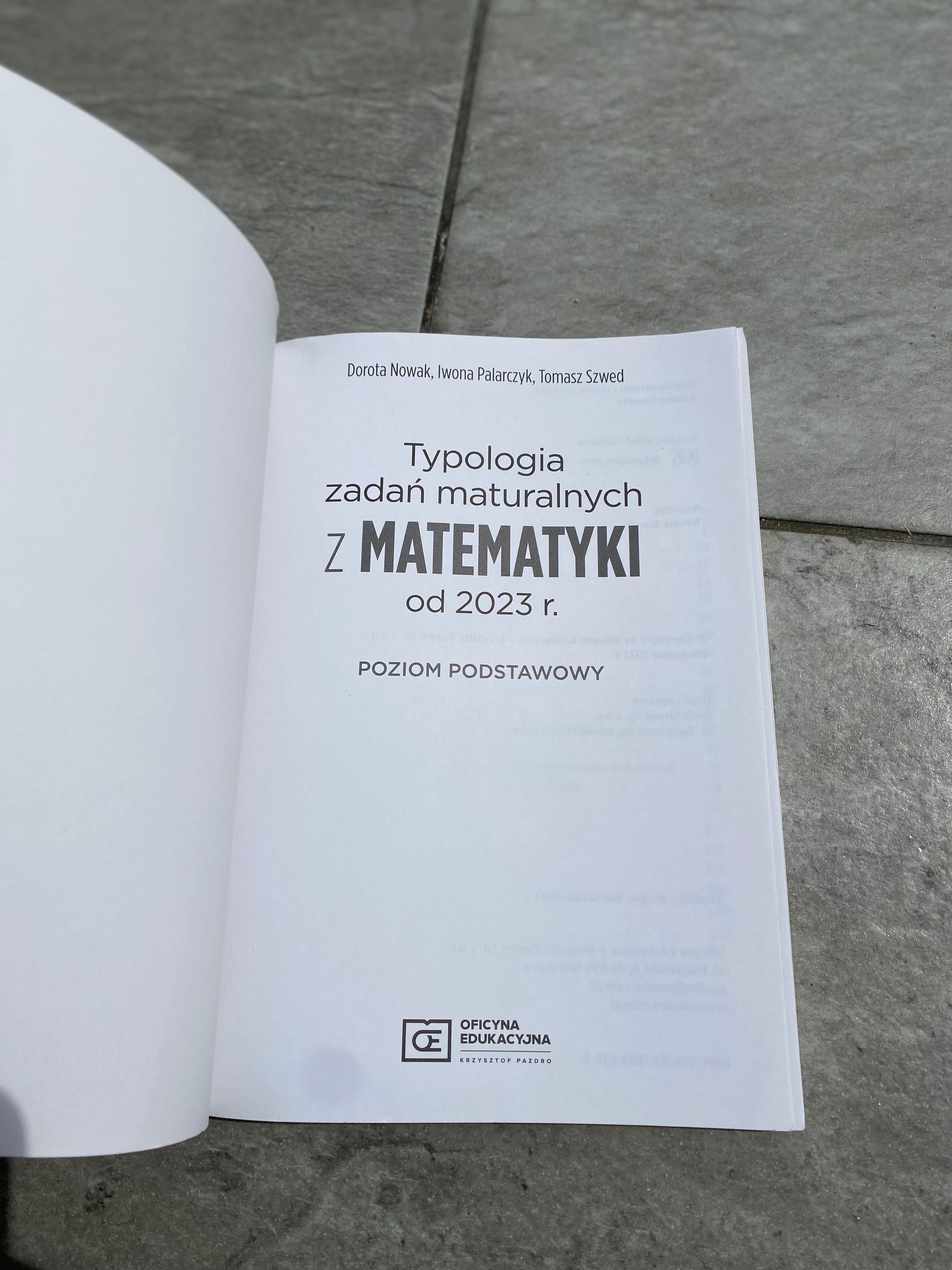 typologia zadań maturalnych z matematyki od 2023 r poziom podstawowy