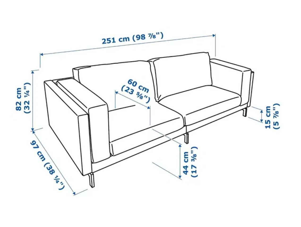 Sofá NOCKEBY IKEA (como novo)