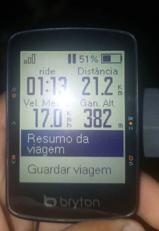 GPS Bryton como novo