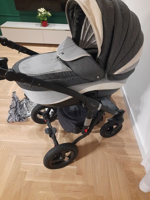 Wózek dla dziecka Adamex Barletta 3 w 1 Gondola Spacerówka Fotelik