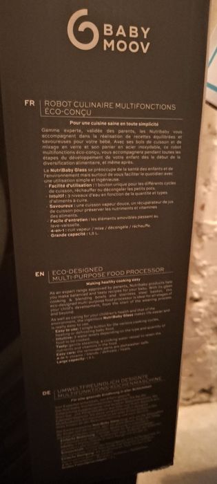 Nutri Glass robot kuchenny babymoov
