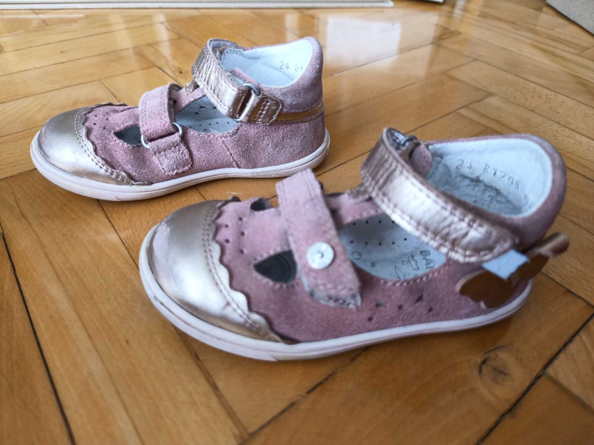 Sandałki, Buty/ Obuwie profilaktyczne Bartek rozm.24, kolor róż
