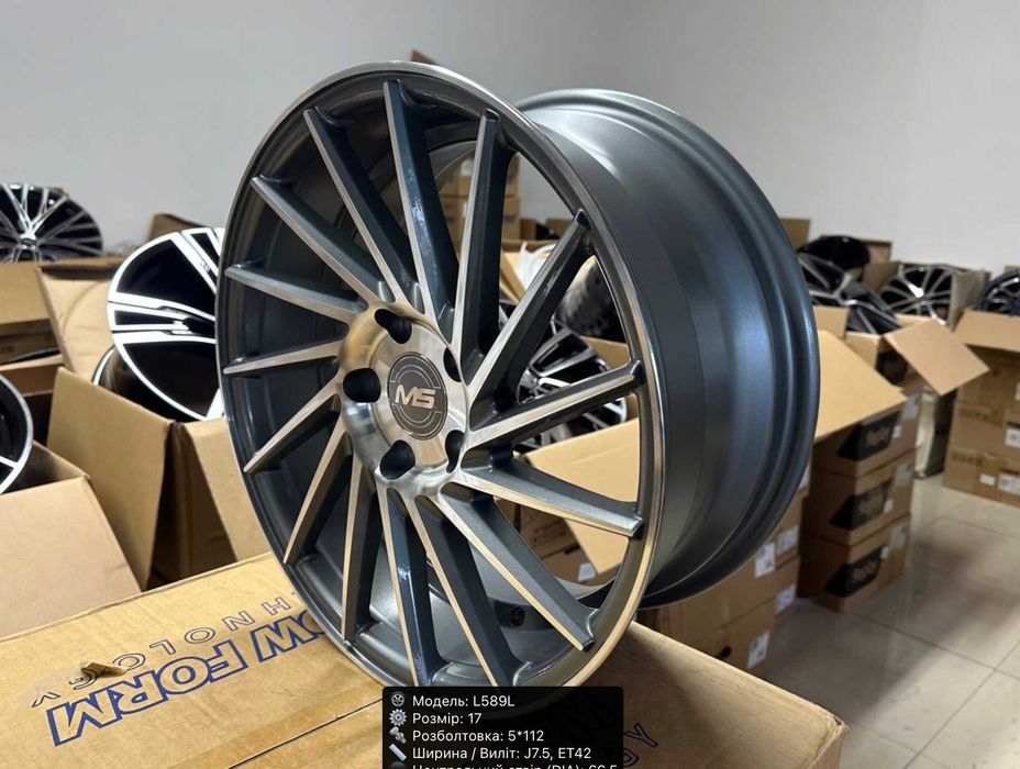 Нові диски R17 5*112 / Ковпачки на вибір / Шоурум