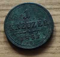 Монета 1 крейцер