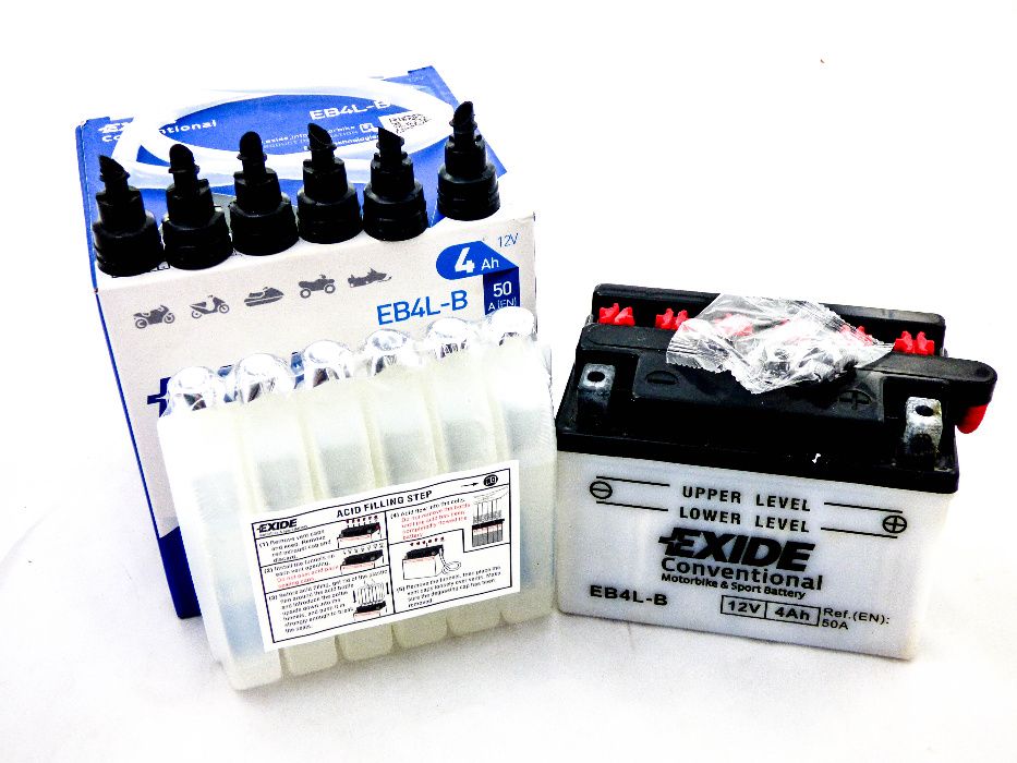 AKUMULATOR EXIDE 12V 4AH 50A P+ EB4L-B Akumulatory Warszawa