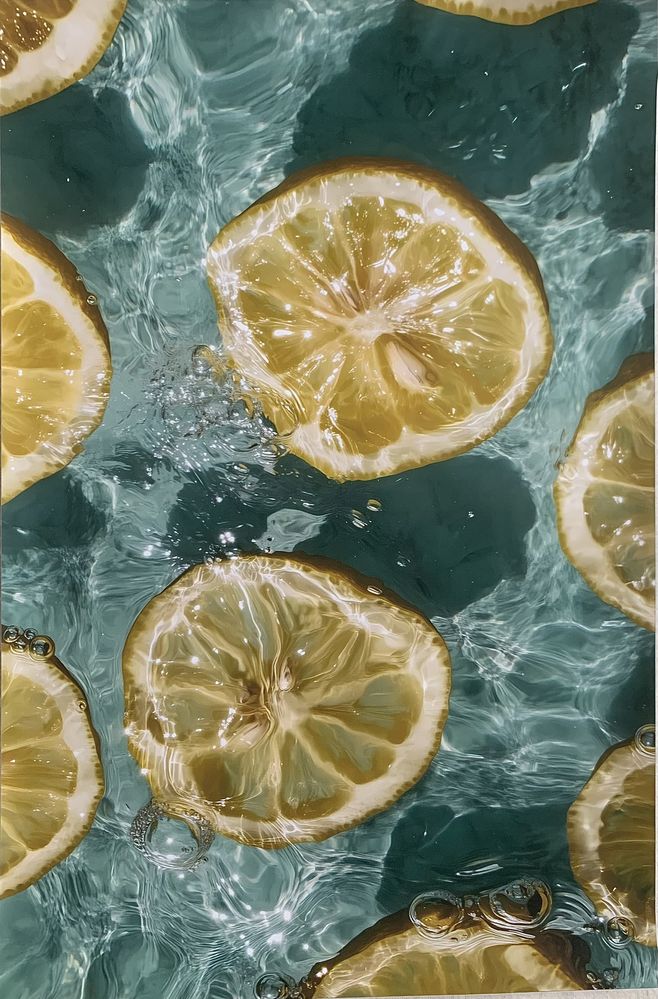Gobelin na płótnie HD/Home Decor - Retro Italian Style/Lemon In Water
