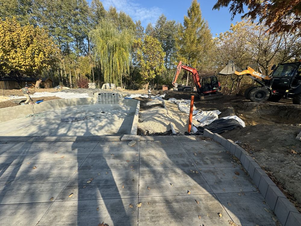 Prace ziemne Usługi Koparka 10 ton ; Ładowarka 18 ton Wykopy