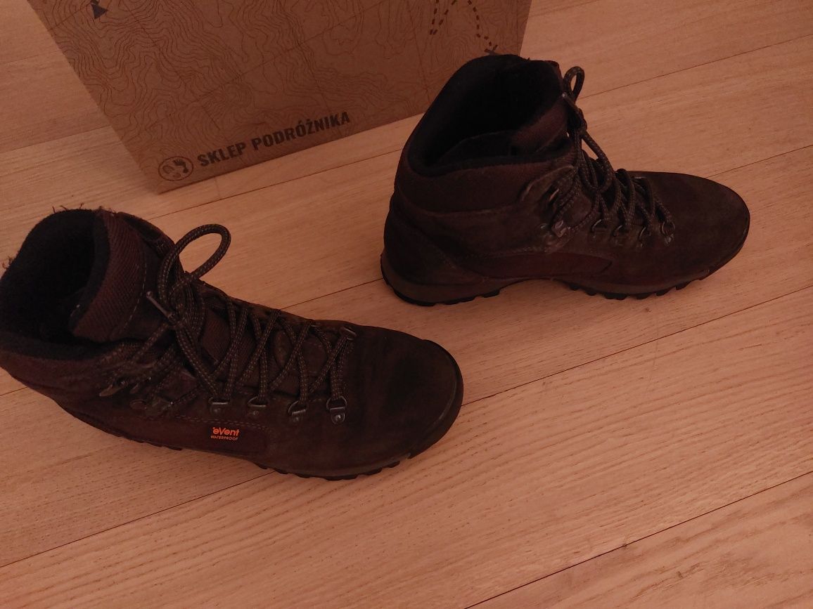Trek micro  event brown rozmiar 39 buty trekingowe dla dziecka zamsz