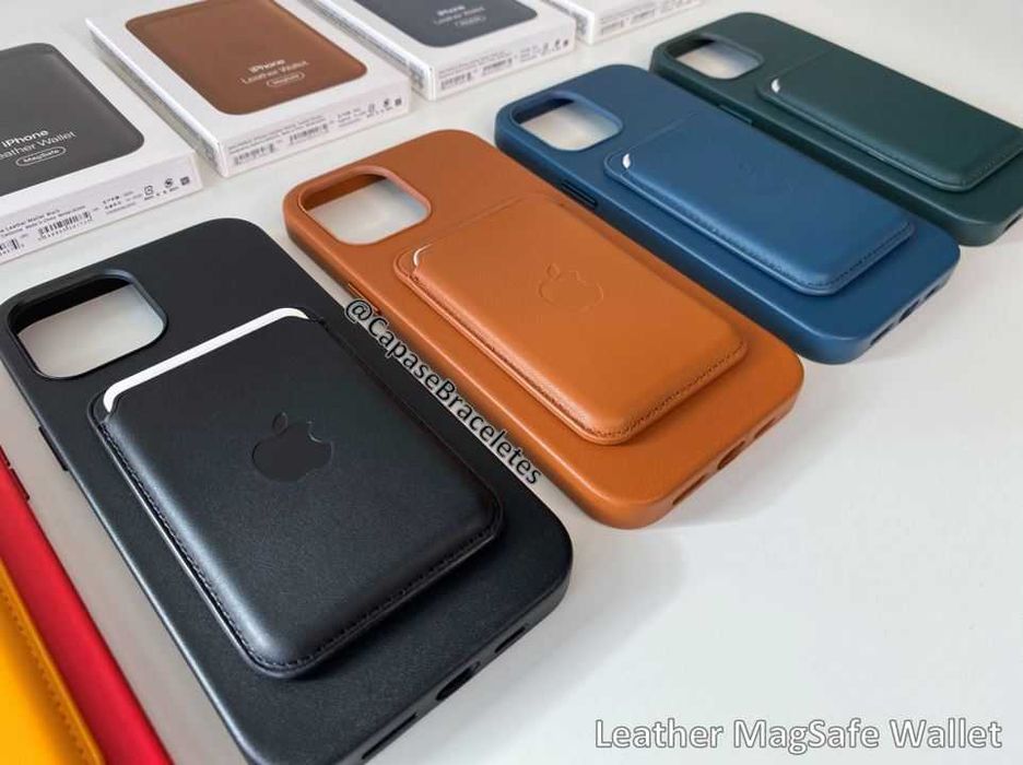 Carteira em Pele MagSafe p/ iPhone 12