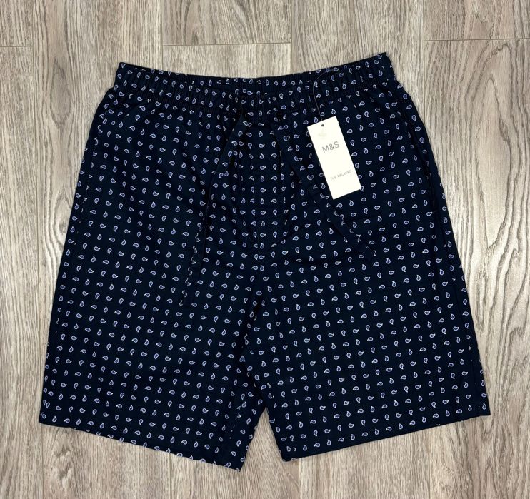 Marks & Spencer S Хлопковые Мужские пижамные шорты s спенсер пижама