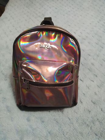 Plecak holograficzny metaliczny świecący