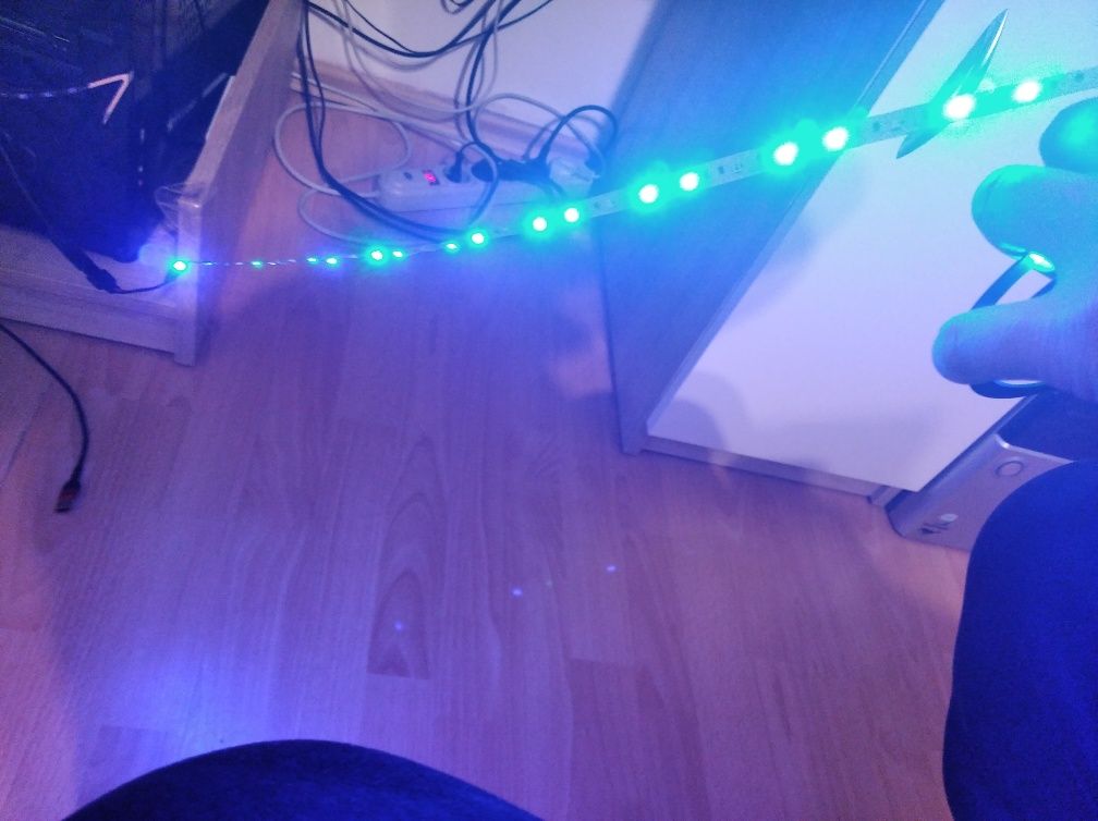 LED listwa oświetleniowa RGB na USB lub Bluetooth 3m