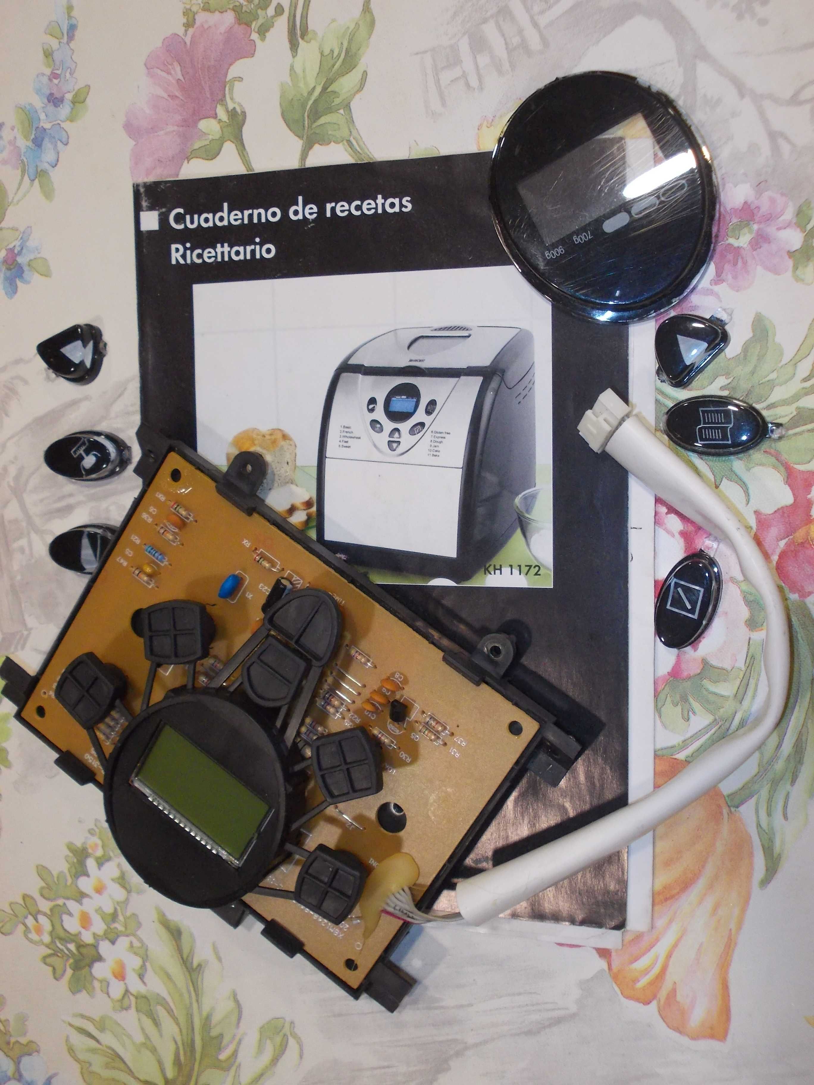 Placa mãe e LCD multifunções máquina de pão LIDL KH 1172
