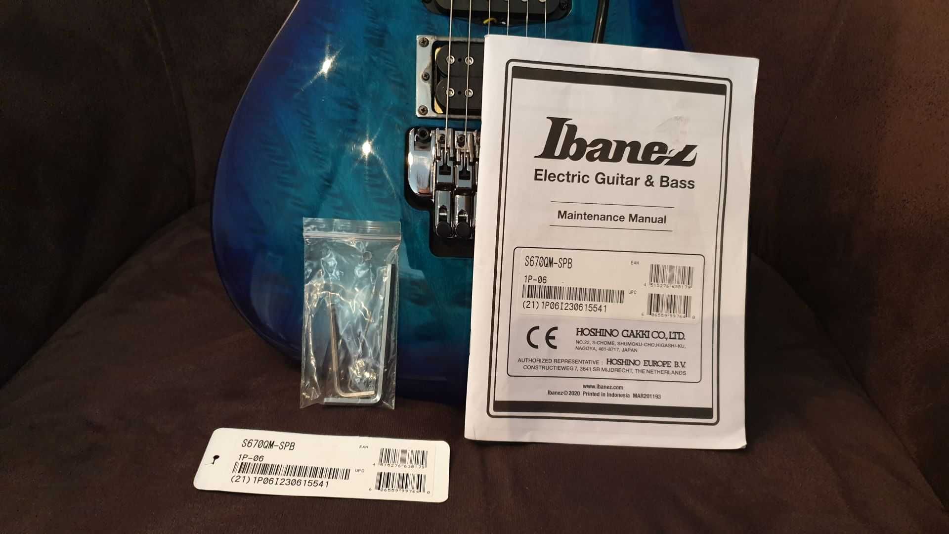 Ibanez S670QM-SPB