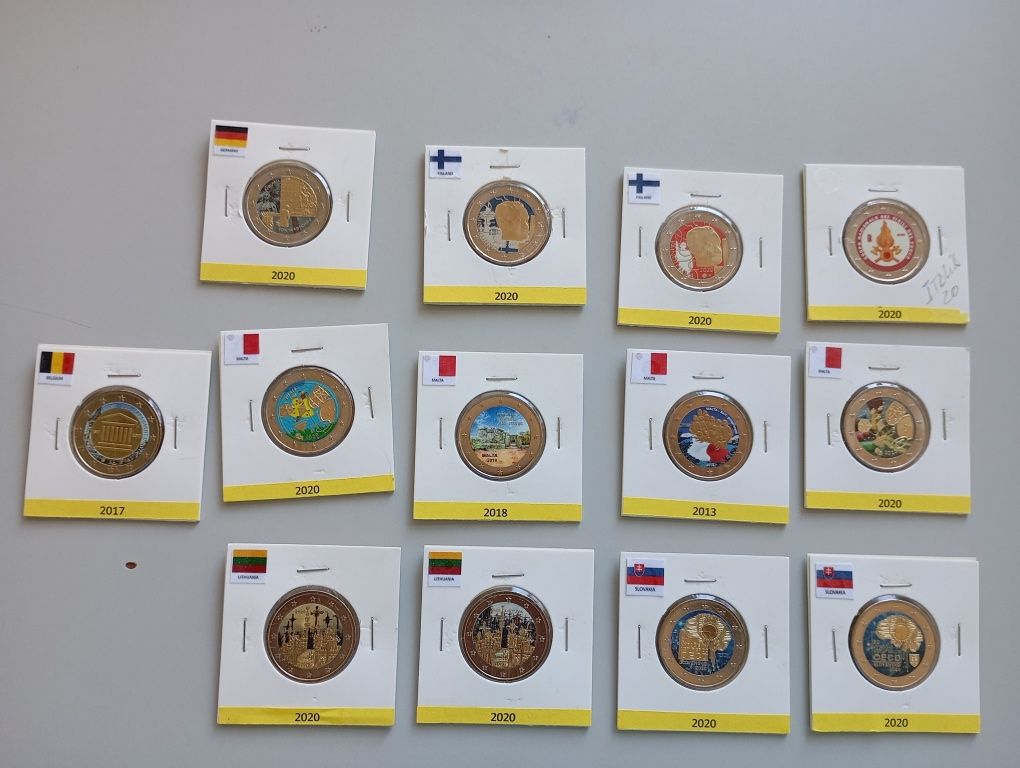Vendo moedas comemorativas de 2 euros