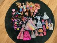 Lalki Barbie z ubrankami i akcesoriami