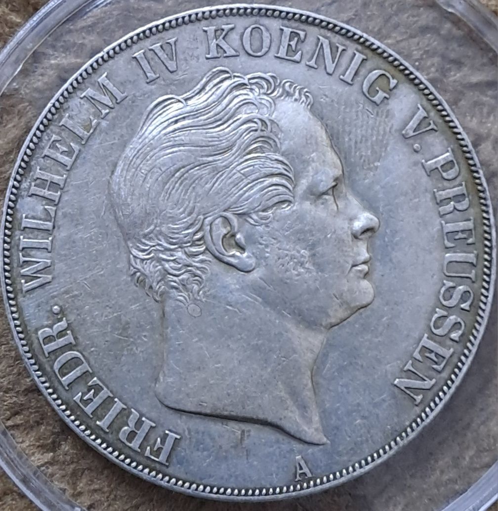 Prusy 2 Talary 1844 Friedrich WILHELM  IV