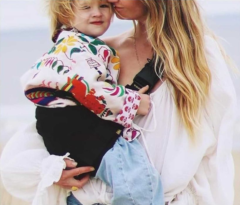 2w1 Mocne Nosidełko Dla Dziecka Boczne Nośne 15KG Regulowane Czarne