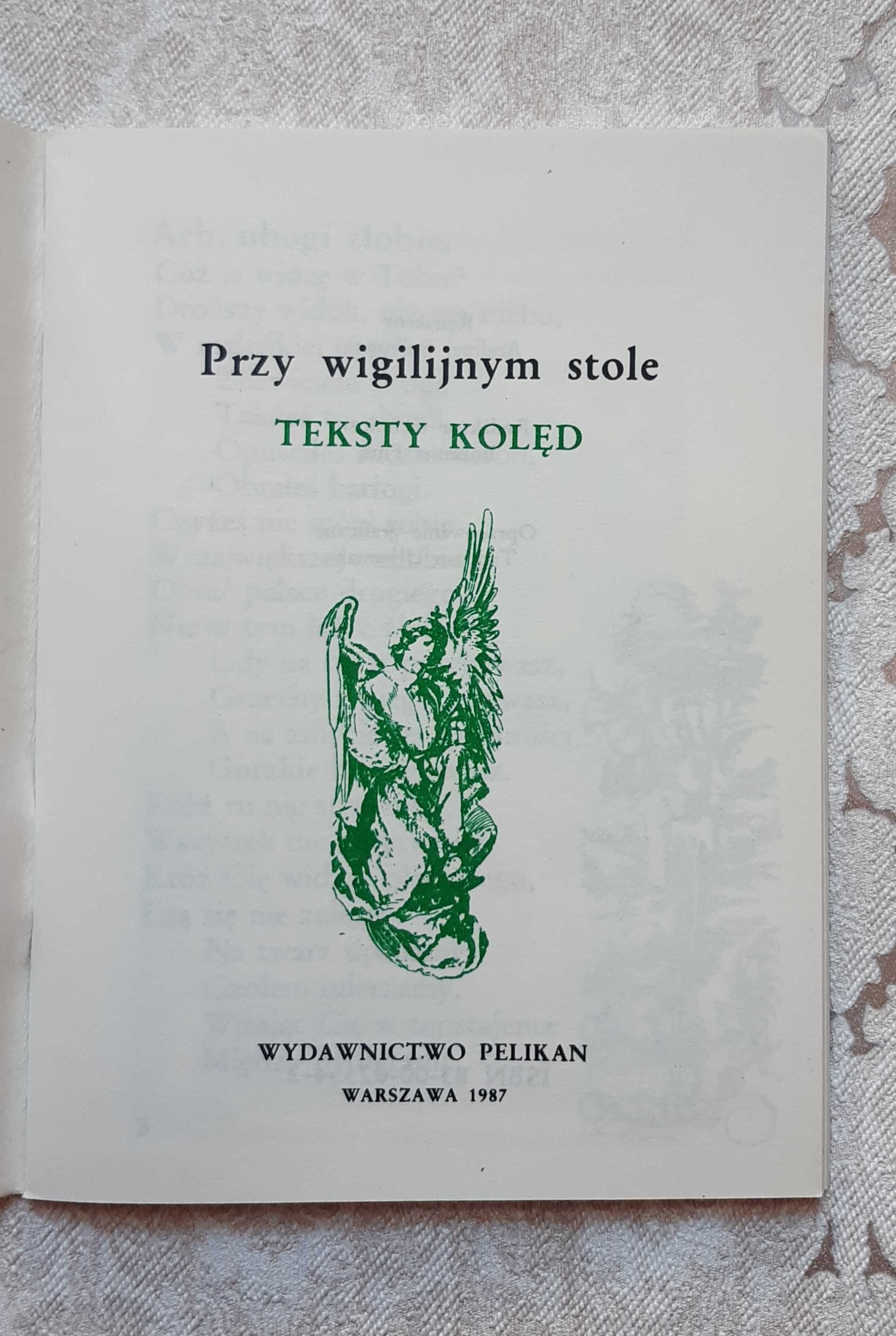 Książka "Przy wigilijnym stole Teksty kolęd"