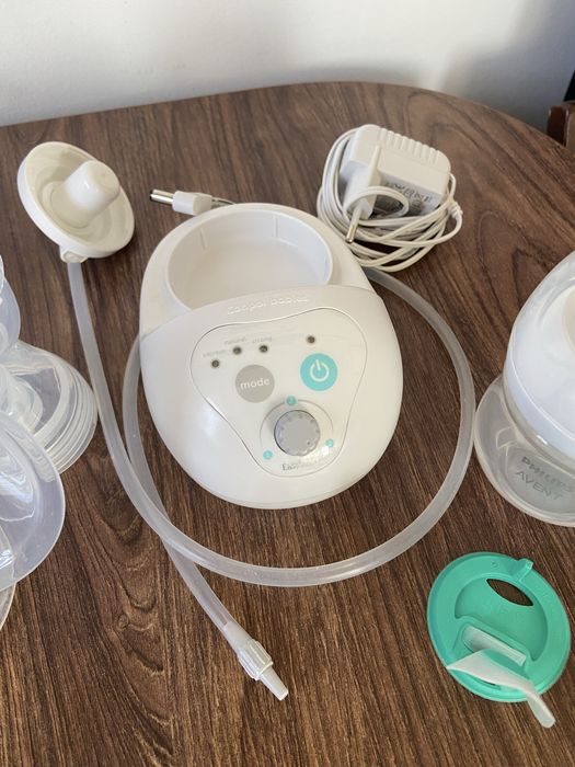 Laktator elektryczny i butelki antykolkowe