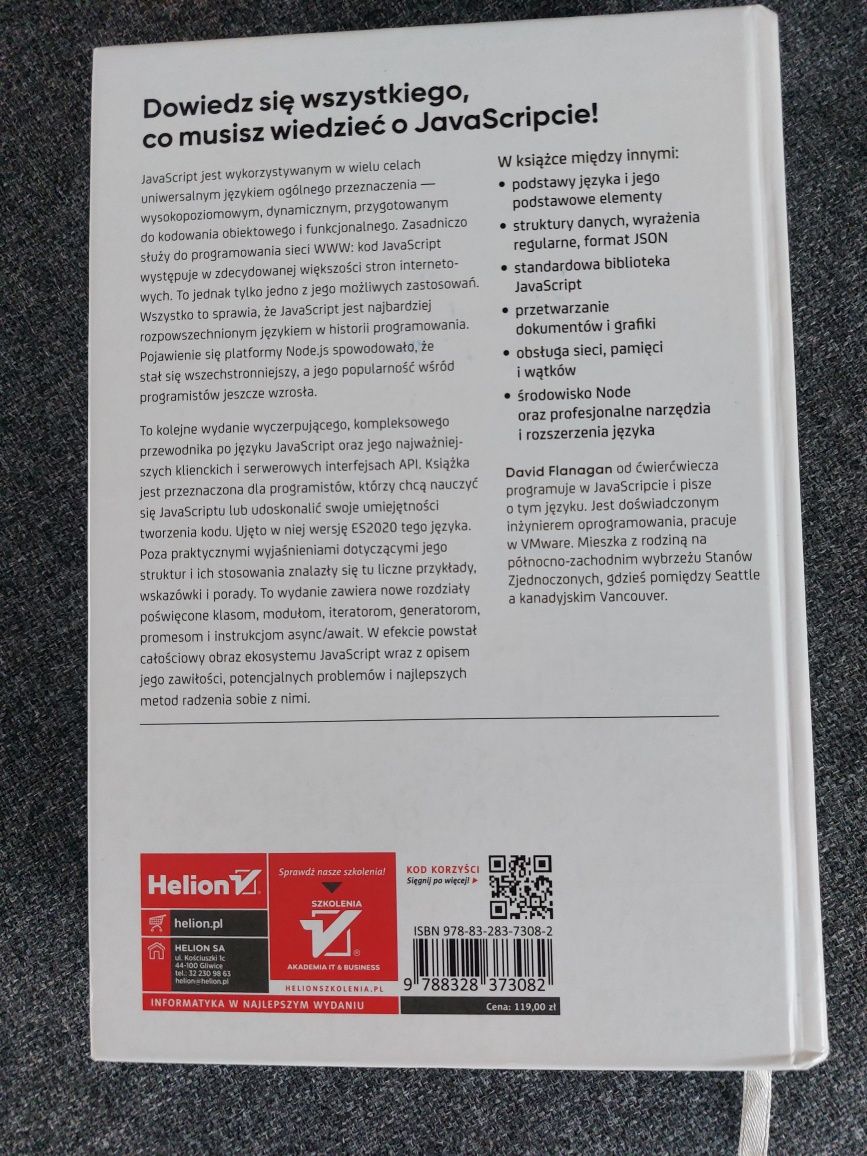 JavaScript Przewodnik wydanie VII David Flanagan Helion O'Reilly