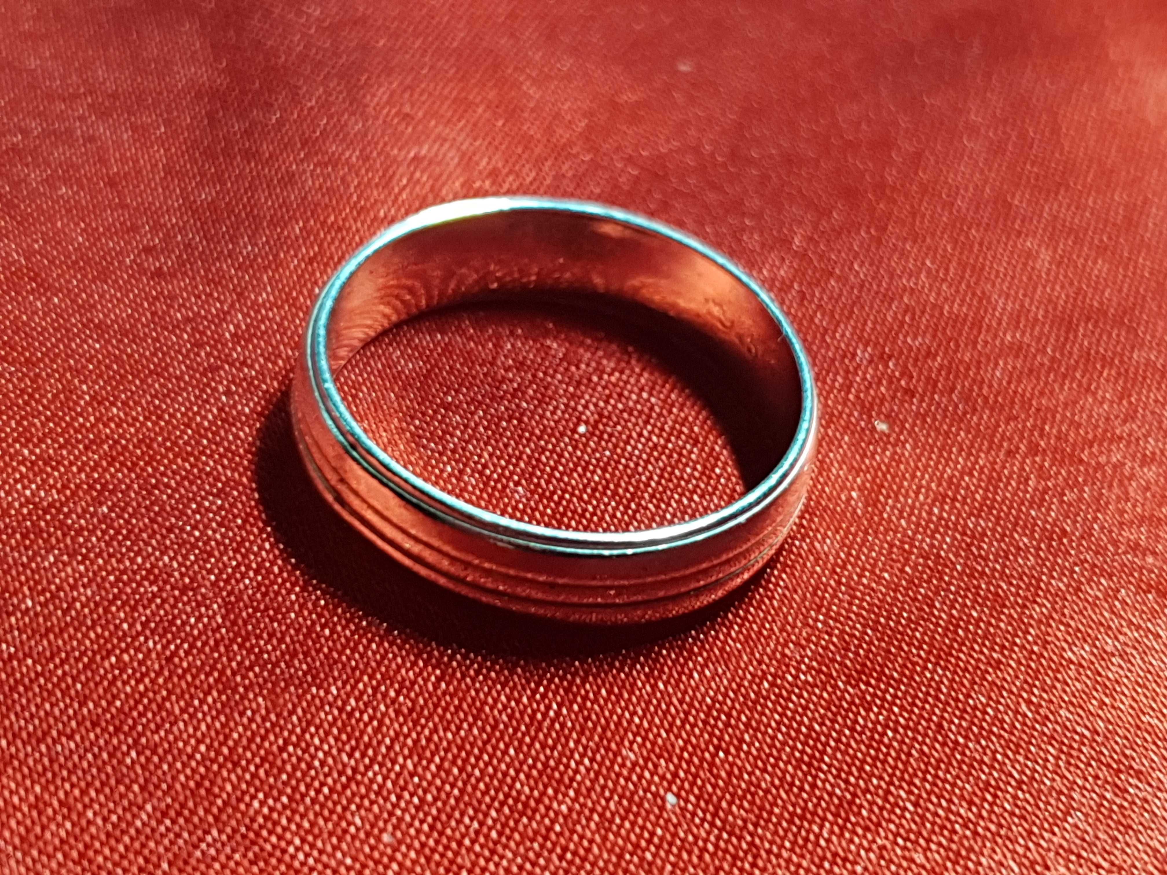 Srebrna obrączka, pierścionek, rozmiar 17, 3,3 gramy