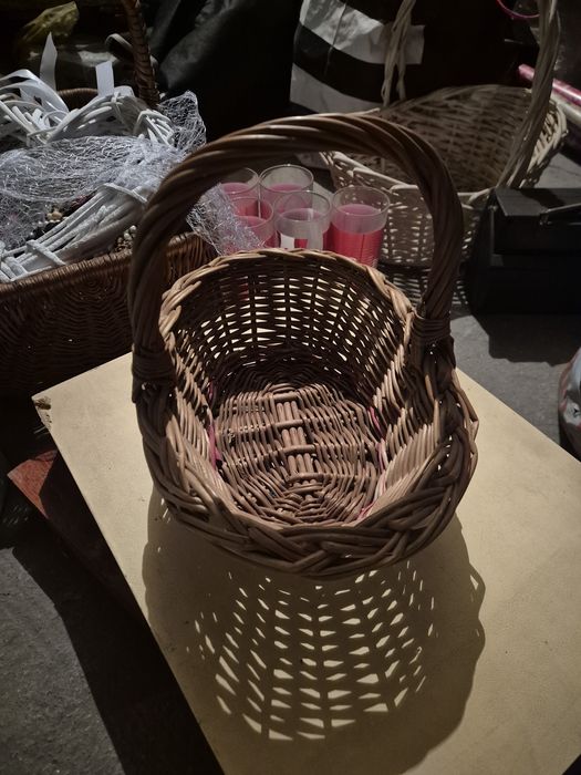 Zestaw koszyków wiklinowych