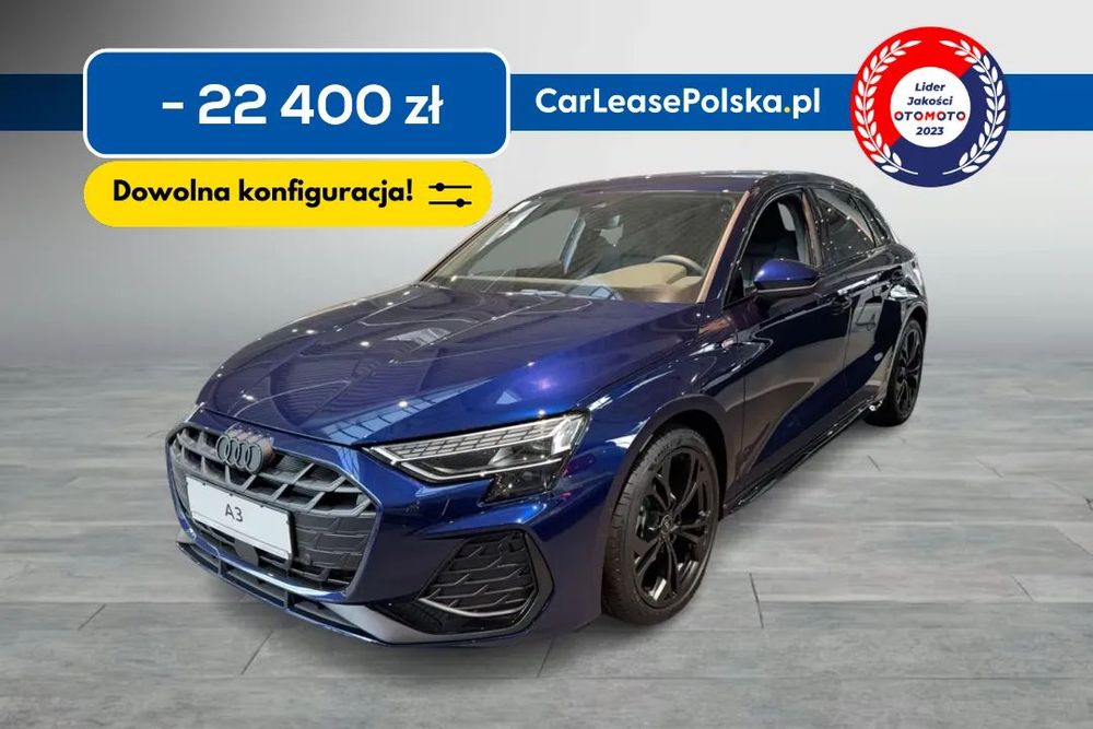 Audi A3 Sportback 30 TFSI 116KM S Tronic Salon Polska/ Duży rabat/ Dowolna konfiguracja