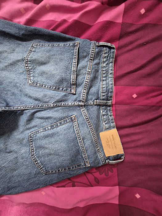 Jeansy dżinsy spodnie wide leg C&A