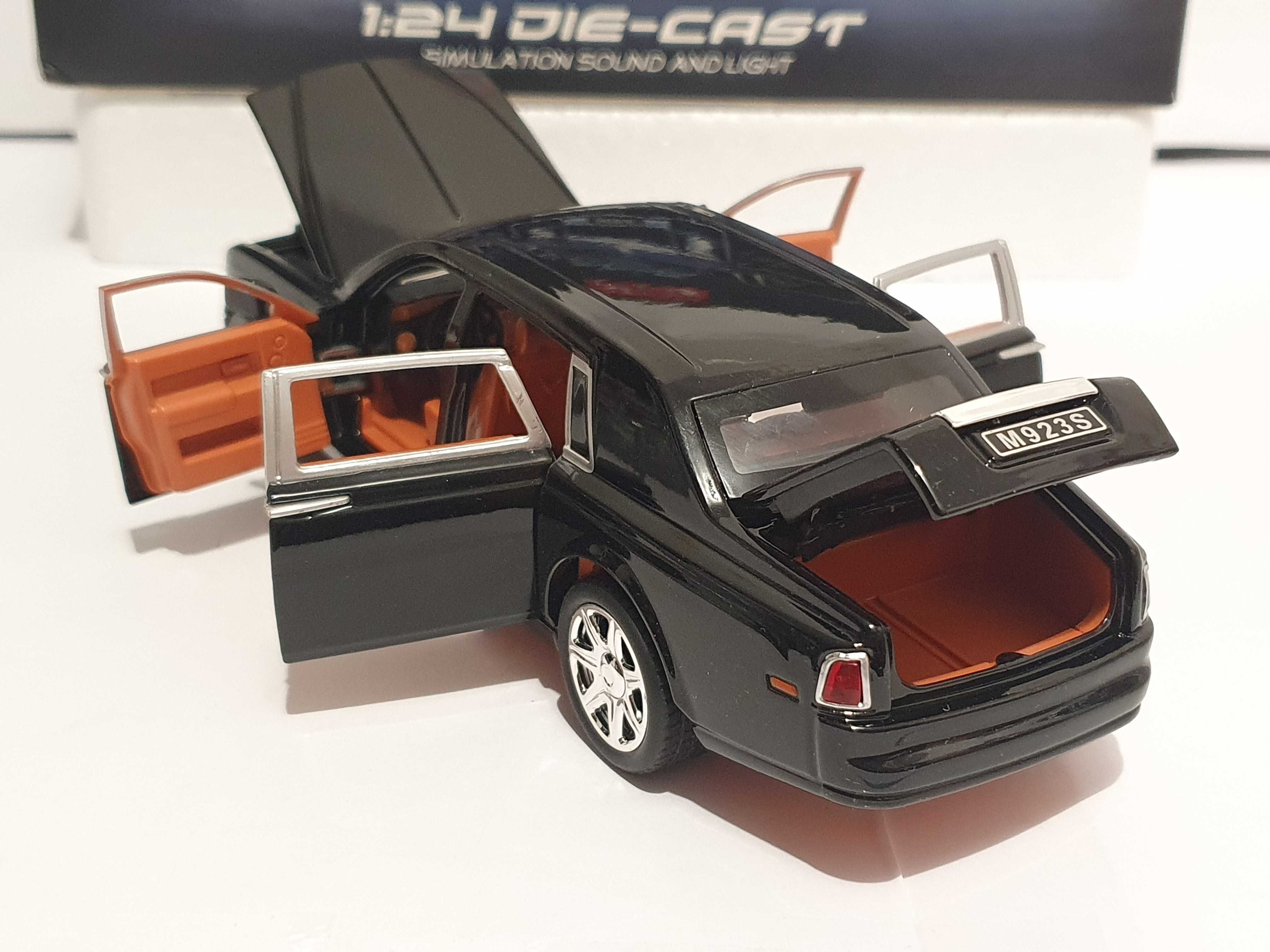 ROLLS ROYCE auto model Die Cast metalowy 1/24 samochod swiatlo dzwiek