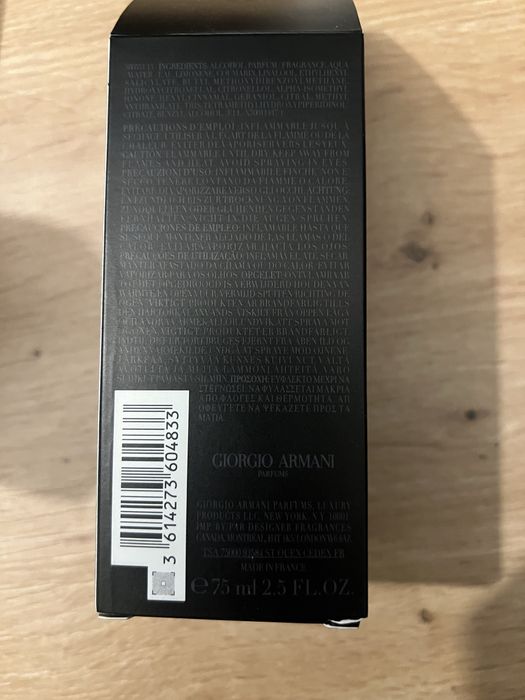 Perfumy Armani Code 75ml