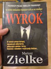 książka thriller "Wyrok" Mariusz Zielke, stan dobry
