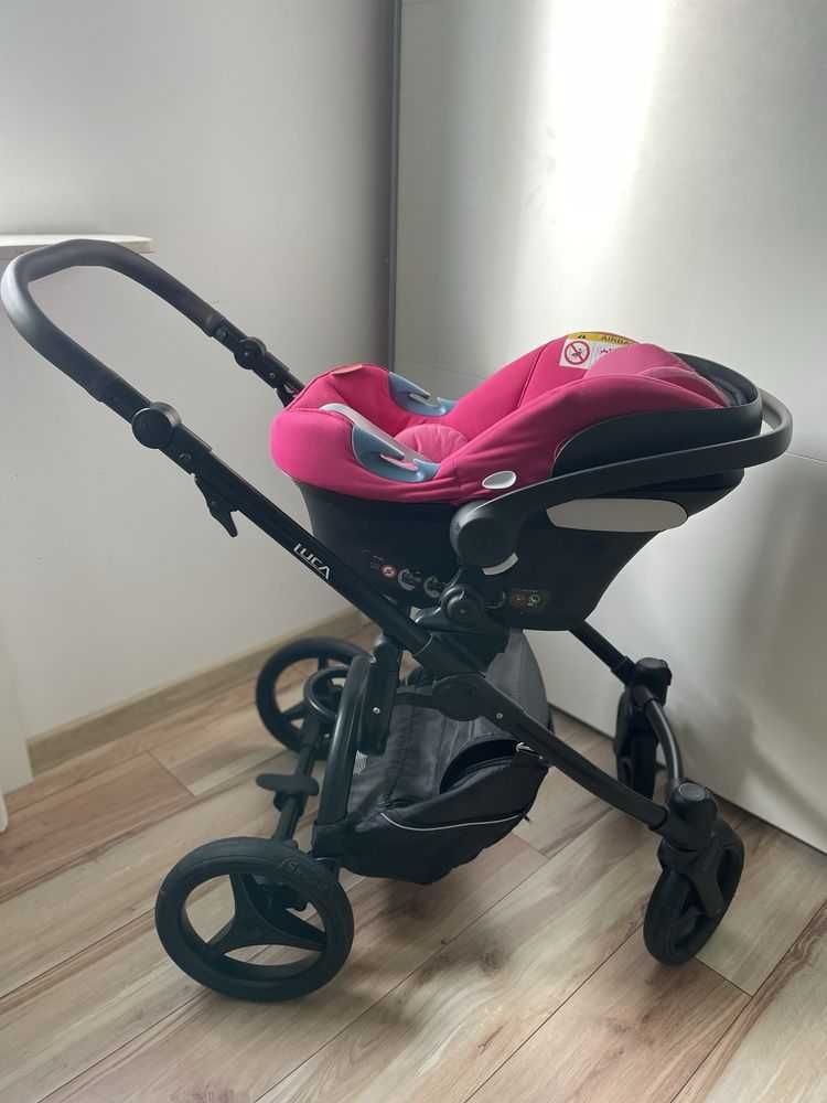 Wózek Bebetto Luka 2w1 + fotelik Cybex