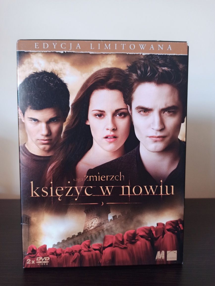 Saga Zmierzch księżyc w nowiu dvd