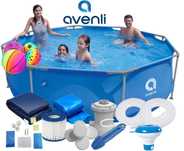19w1 BASEN ogrodowy STELAŻOWY 366x76 POMPA zestaw napraw FILTR GRATIS